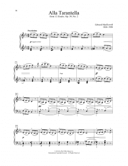 page one of Alla Tarantella (Educational Piano)