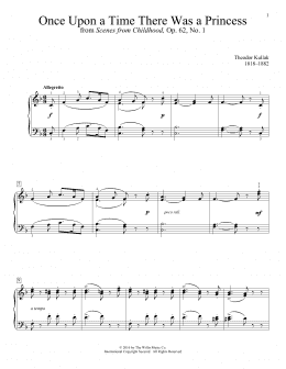 page one of Once Upon A Time There Was A Princess (Educational Piano)