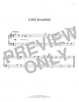 page one of Little Invention (Educational Piano)