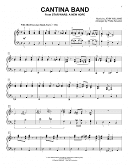 page one of Cantina Band (from Star Wars: A New Hope) (arr. Phillip Keveren) (Piano Solo)