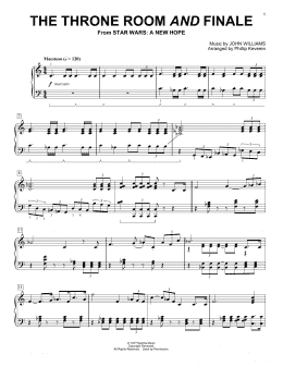 page one of Throne Room and Finale (arr. Phillip Keveren) (Piano Solo)