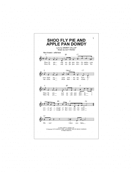 page one of Shoo Fly Pie And Apple Pan Dowdy (Lead Sheet / Fake Book)