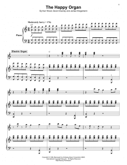 page one of The Happy Organ (Keyboard Transcription)