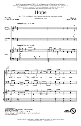 page one of Hope (TTBB Choir)