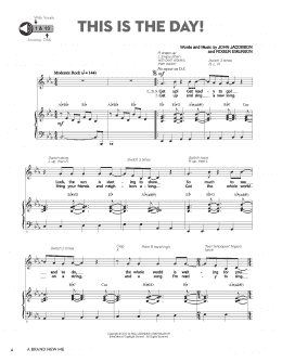 page one of A Brand New Me (Piano & Vocal)