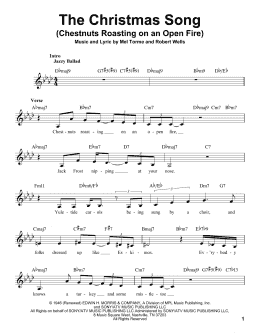 page one of The Christmas Song (Chestnuts Roasting On An Open Fire) (Pro Vocal)