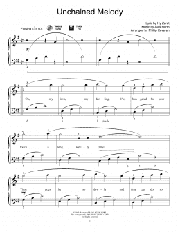 page one of Unchained Melody (Educational Piano)