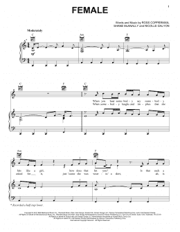 page one of Female (Piano, Vocal & Guitar Chords (Right-Hand Melody))