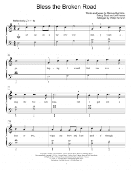 page one of Bless The Broken Road (Educational Piano)