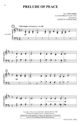 page one of Sanctuary (A Cantata of Hope and Peace) (SATB Choir)