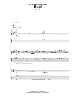 page one of Bop! (Guitar Tab)