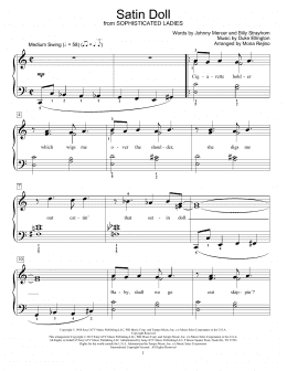 page one of Satin Doll (Educational Piano)
