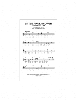 page one of Little April Shower (Lead Sheet / Fake Book)