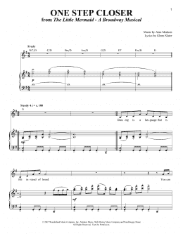 page one of One Step Closer (Piano & Vocal)