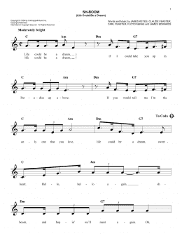 page one of Sh-Boom (Easy Lead Sheet / Fake Book)