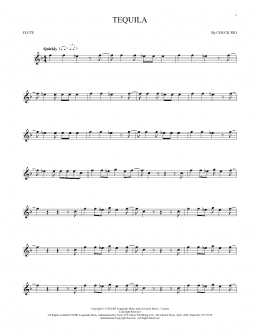 page one of Tequila (Flute Solo)