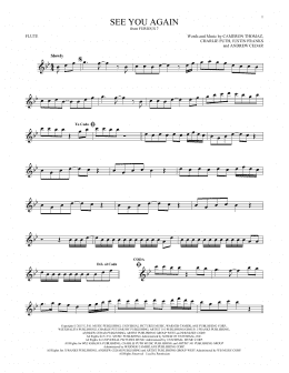 page one of See You Again (Flute Solo)