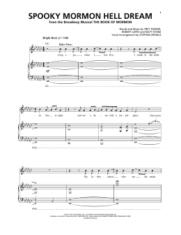 page one of Spooky Mormon Hell Dream (Piano & Vocal)