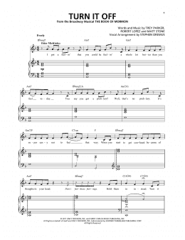 page one of Turn It Off (Piano & Vocal)