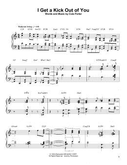 page one of I Get A Kick Out Of You (Piano Transcription)