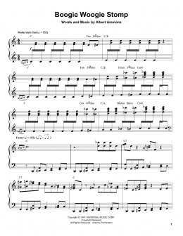 page one of Boogie Woogie Stomp (Piano Transcription)