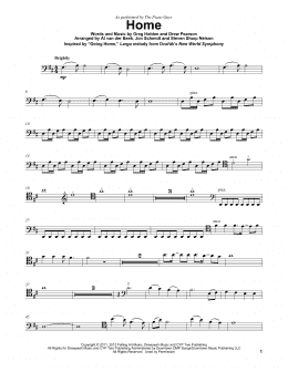 page one of Home (Cello Solo)