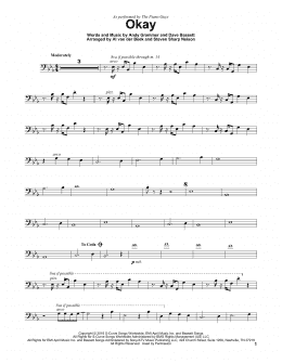 page one of Okay (Cello Solo)