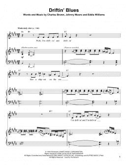 page one of Driftin' Blues (Piano Transcription)