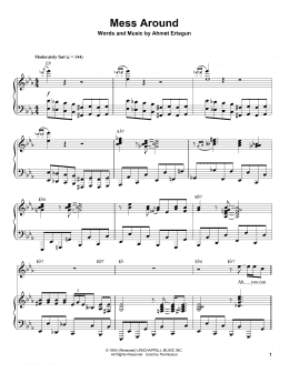 page one of Mess Around (Piano Transcription)