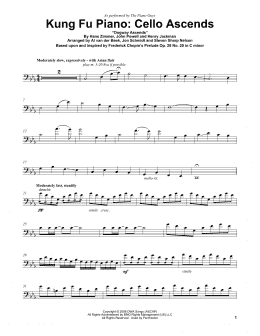 page one of Kung Fu Piano: Cello Ascends (Cello Solo)