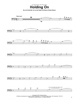 page one of Holding On (Cello Solo)