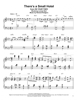 page one of There's A Small Hotel (Piano Transcription)