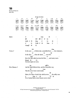 page one of '39 (Guitar Chords/Lyrics)