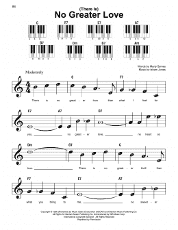 page one of (There Is) No Greater Love (Super Easy Piano)