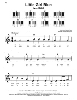 page one of Little Girl Blue (Super Easy Piano)