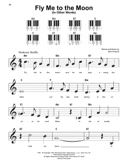 page one of Fly Me To The Moon (In Other Words) (Super Easy Piano)