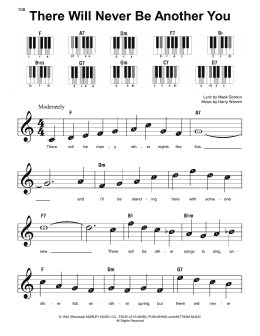page one of There Will Never Be Another You (Super Easy Piano)