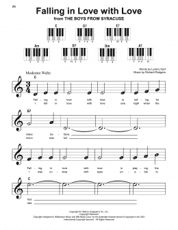 page one of Falling In Love With Love (Super Easy Piano)