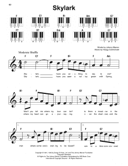 page one of Skylark (Super Easy Piano)
