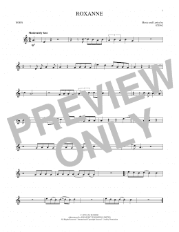 page one of Roxanne (French Horn Solo)