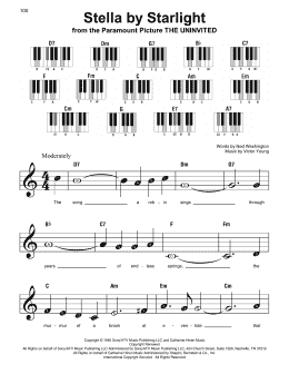 page one of Stella By Starlight (Super Easy Piano)