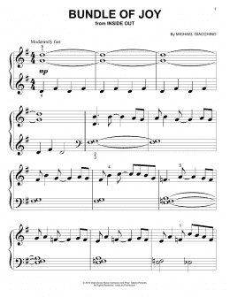 page one of Bundle Of Joy (Big Note Piano)