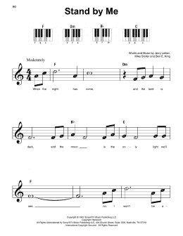 page one of Stand By Me (Super Easy Piano)