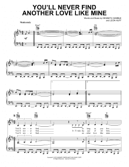 page one of You'll Never Find Another Love Like Mine (Piano, Vocal & Guitar Chords (Right-Hand Melody))