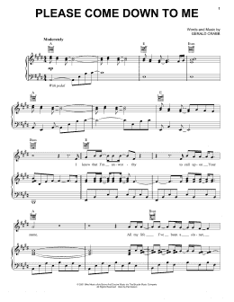 page one of Please Come Down To Me (Piano, Vocal & Guitar Chords (Right-Hand Melody))