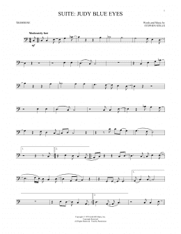 page one of Suite: Judy Blue Eyes (Trombone Solo)