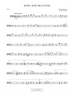 page one of Suite: Judy Blue Eyes (Cello Solo)
