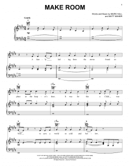 page one of Make Room (feat. Matt Maher) (Piano, Vocal & Guitar Chords (Right-Hand Melody))