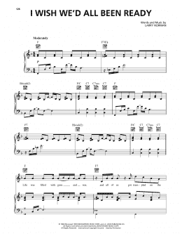 page one of I Wish We'd All Been Ready (Piano, Vocal & Guitar Chords (Right-Hand Melody))