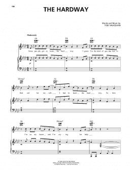 page one of The Hardway (Piano, Vocal & Guitar Chords (Right-Hand Melody))